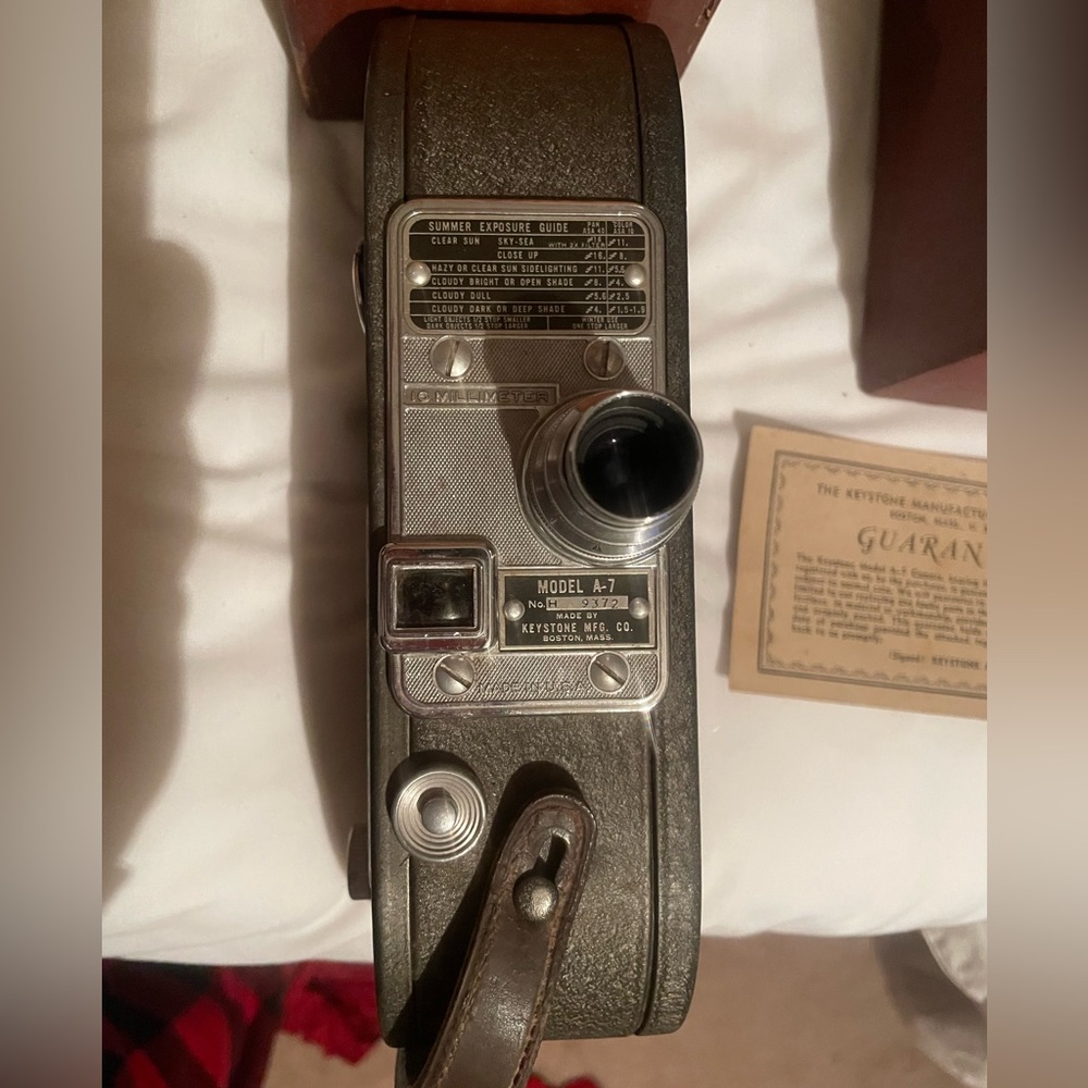 WORKING Keystone Model A-12
16mm Movie Camera